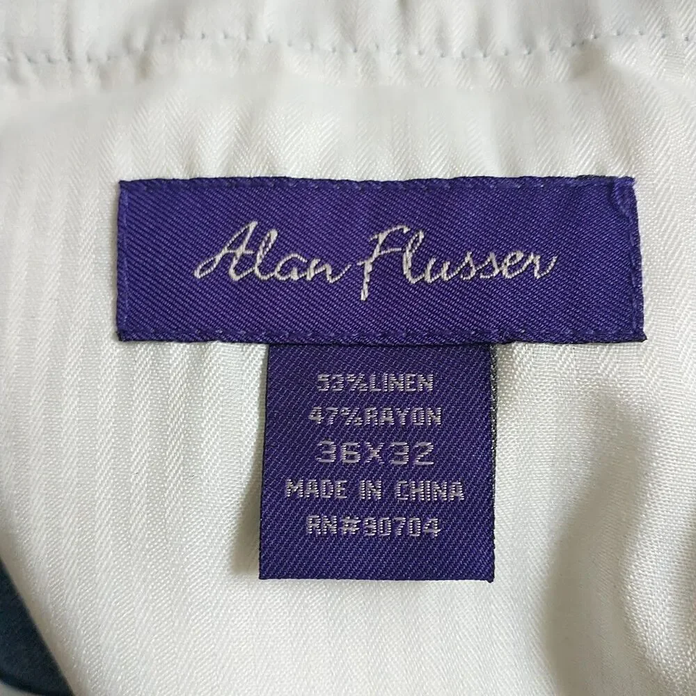 New Alan Flusser Pants Men 36x32/31